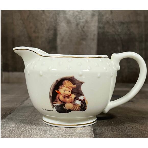 M. J. Hummel Porcelain Stormy Weather Tea Set by The Danbury Mint - Picture 14 of 15